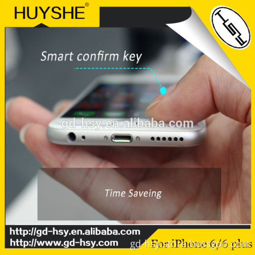 HUYSHE 2.5D round edge smart keys for iphone 6 magic tmepered glass screen protector